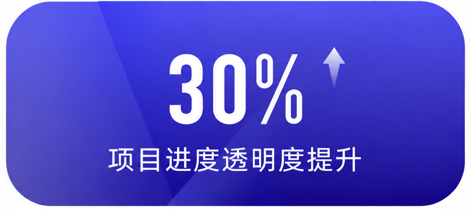 项目管理项目进度透明度提升30%